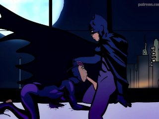 Catwoman Gets Fucked By Batman In Multiple Positions Ends In Facial