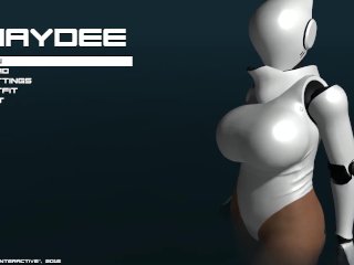 Haydee [PornPlay Hentai sex game] Ep.1 Android sexy booty don't want to fall