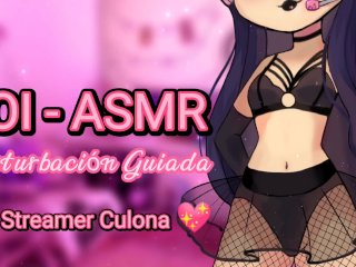 JOI ASMR - Streamer te seduce para que dones - Español