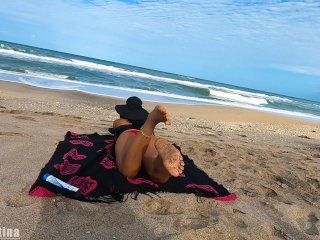 Me follo a PUTA desconocida en playa nudista de México
