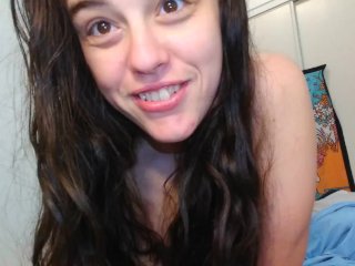 If You Take a Pregnancy Test Wrong, Will it get you Pregnant? Dumb Hairy Camgirl Maybe Knocked up