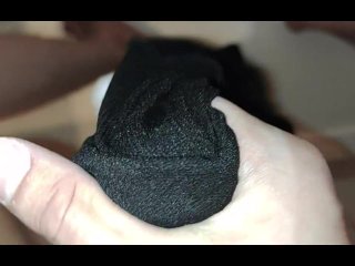 黒パンストオナニーで精液ドピュドピュする変態野郎