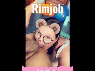 Surprise Rimjob from Onlyfans milf @MaryDiFree. Anal Rimming !!!