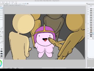 Drawing Adventure Time Porn - Princess Bubblegum Bukkake (Speed-Paint)