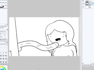 Making Of - Redhead Deepthroats the Biggest Dick in The World