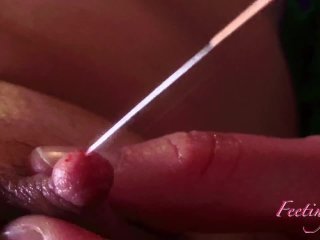 FeetingMe 15 Part I - We love to play kinky with needles, urethra sounding, nipple play, feet fetish