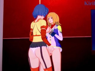 Cagalli Yula Athha and Kusuha Mizuha have an intense lesbian play - Gundam SEED & SRW Alpha Hentai