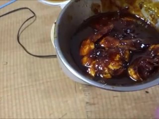 エビチリと麻婆豆腐食べてみた