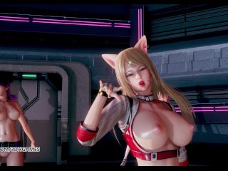 [MMD] Dreamcatcher - SCREAM Naked Kpop Dance Ahri Akali Kaisa Evelynn Seraphine KDA League of Legend