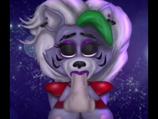 FNAF Roxy doing blow job