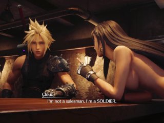 Tifa, Fully Naked, Walking Around - Nude Walkthrough FF7 RMK Part 1