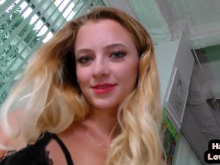 Lingerie model slowly jerking off pov bf in erotic couple