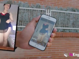 A mommy in need accepts to making a porno on the condition of fucking her neighbour
