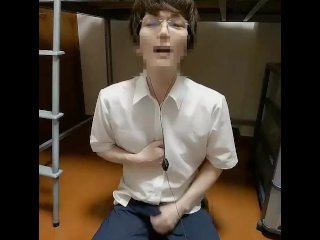イケメンメガネ男子の乳首オナニー！乳首いじってフルボッキ！037
