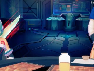 iCO has to drink Player's cum (Megaman X DiVE 3D Hentai)