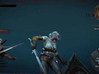 Ciri ryona + ragdoll default outfit - The Witcher 3