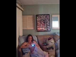 Cute busty college girl with night dress hiked up tease part 2