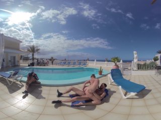 VIRTUAL REALITY In Tenerife la Titus Steel intr-o filmare cu Lady Lyne (Tenerife with Lady Lyne)