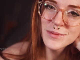 Hot redhead know's you're weak for gingers... tell you to strip and jerk off