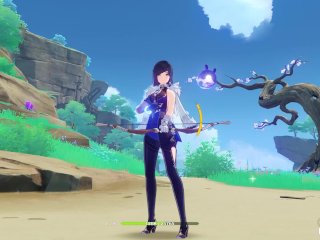 Yelan - Genshin Impact ryona + ragdoll リョナ - Japanese 日本語/ Korean 한국어/ English/ Chinese 中文