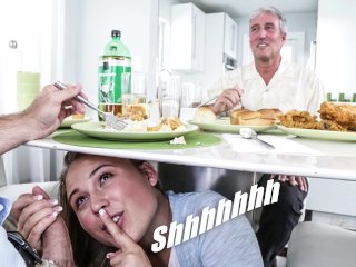 Blonde Teen PAWG Alyssa Cole Gets Her Way With Daddy’s Friend