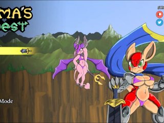Arma's Quest [Hentai PornPlay] Ep.1 the Minotaur cum all over her face after an amazing titjob