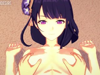 PLAYING WITH RAIDEN SHOGUN SEXY BOOBS HENTAI GENSHIN IMPACT