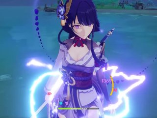 Raiden Shogun ryona + ragdoll - English/ Japanese リョナ/ Korean 료나 / Chinese 良娜