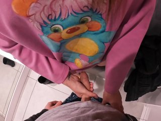 Public Sex In The Mall - Blowjob In The Locker Room - Risky Sex In The Fitting Room