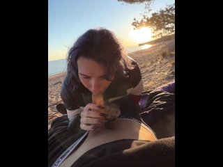 Outdoor sex and blowjob in public - Real Couple Homemade