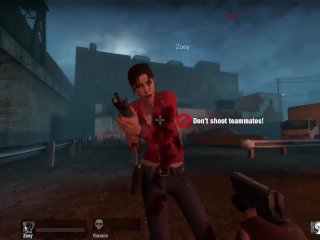 Zoey Left 4 Dead ryona レフト フォー デッド リョナ - 4명 사망 료나 - 死了4个人 良娜