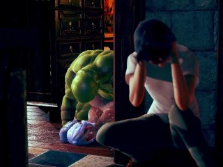 A shameless m an cuckolded his wife by an ork.