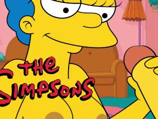 The simpsons porn milf Marge handjob