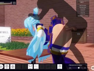 aqua konosuba anal fuck