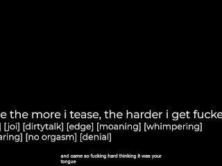 using my rabbit vibrator to tease my tight hole... (audio only)