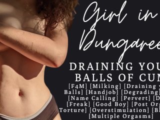 ASMR  Fdom Goth girlfriend draining your balls again and again  Degrading
