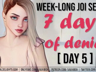 DAY 5 JOI AUDIO SERIES: 7 Days of Denial by VauxiBox (Edging) (Jerk off Instruction)