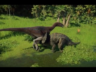 T Rex vs Giga vs Spino vs Therizinosaurus - Jurassic World Evolution