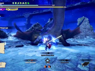 Busty Fox Girl Destroys Lucent Nargacuga  Monster Hunter Rise: Sunbreak  Nude Mod