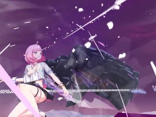 Elysia Miss Pink Elf ryona - summer, f*ded & default outfit - Chinese/ Japanese - Honkai Impact 3rd
