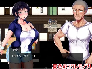 【同人エロゲー 夏色のコワレモノ(体験版)動画8】涼香ちゃん、筋肉童貞大介に押されに押されまくって・・・(ボーイッシュ爆乳JKNTRエロゲー 実況プレイ動画 Hentai game)