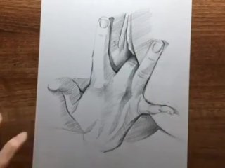 Realistic Pencil Drawing Female Body