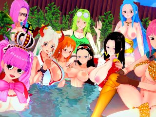 Luffy Fucks ALL Girls from One Piece Until Creampie - Anime Hentai 3d Compilation