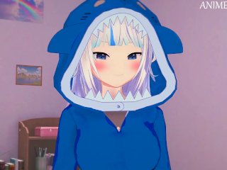 VTUBER GAWR GURA ANIME HENTAI 3D UNCENSORED