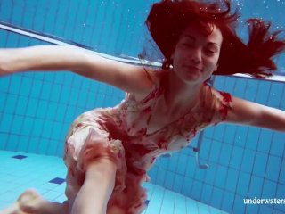 Sexy swimming Italian chick Martina