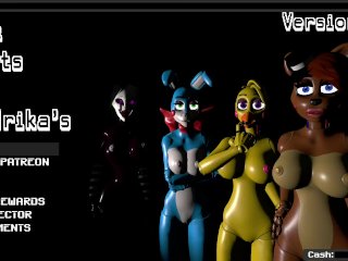 Fuck Nights At Fredrika's Update 0.18 -v2022-04-02 FNAF watchman in a baseball cap