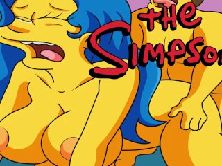 Marge gets fucked hard by Flander Simpons Porn