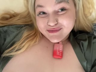 ASMR Whispering w/ Tit & Nipple Play