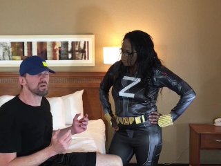 Melody Cummings - My Stepsister is a Russian Spy! Curvy Black Chick Gets Fucked Hard