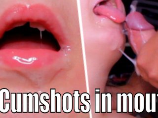 2 Cumshots in Mouth ! Cuck is always second